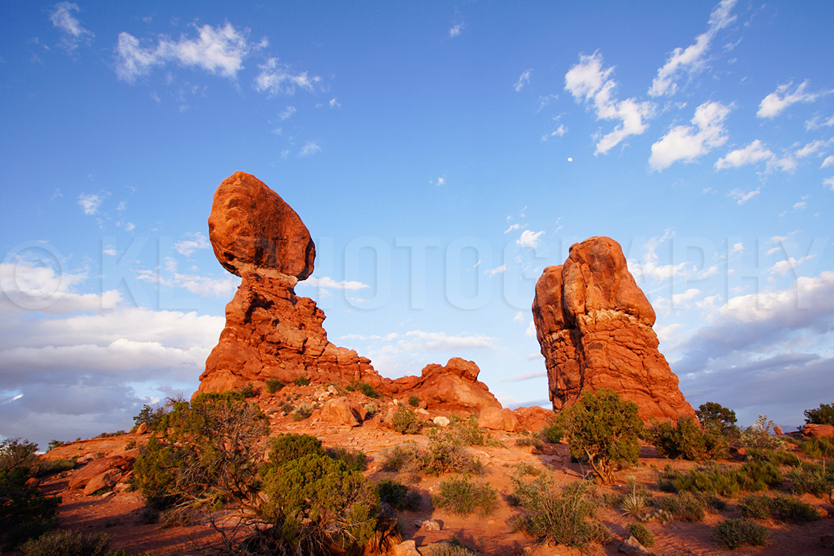 Balanced Rock at Sunset