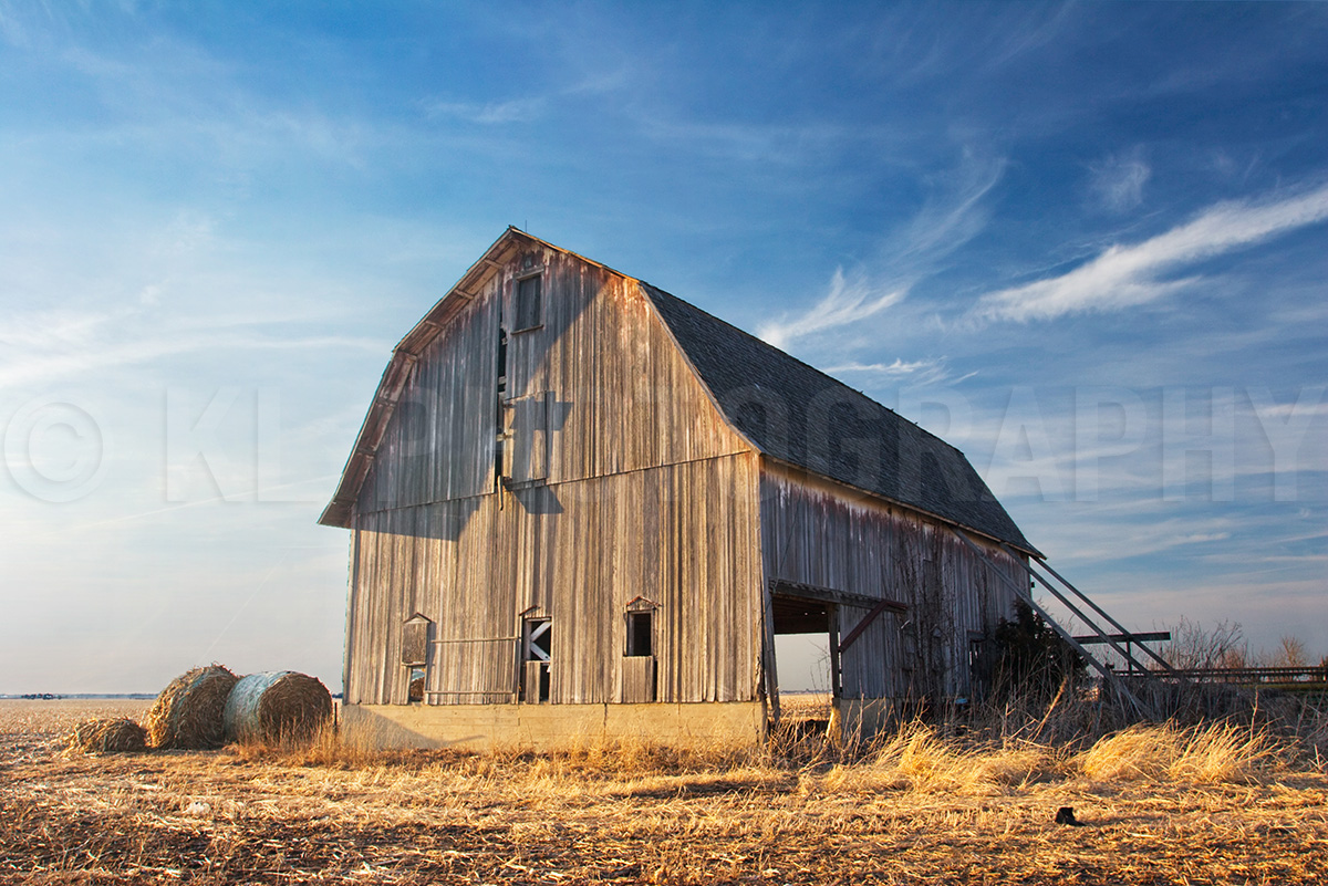 Old Barn and Hay