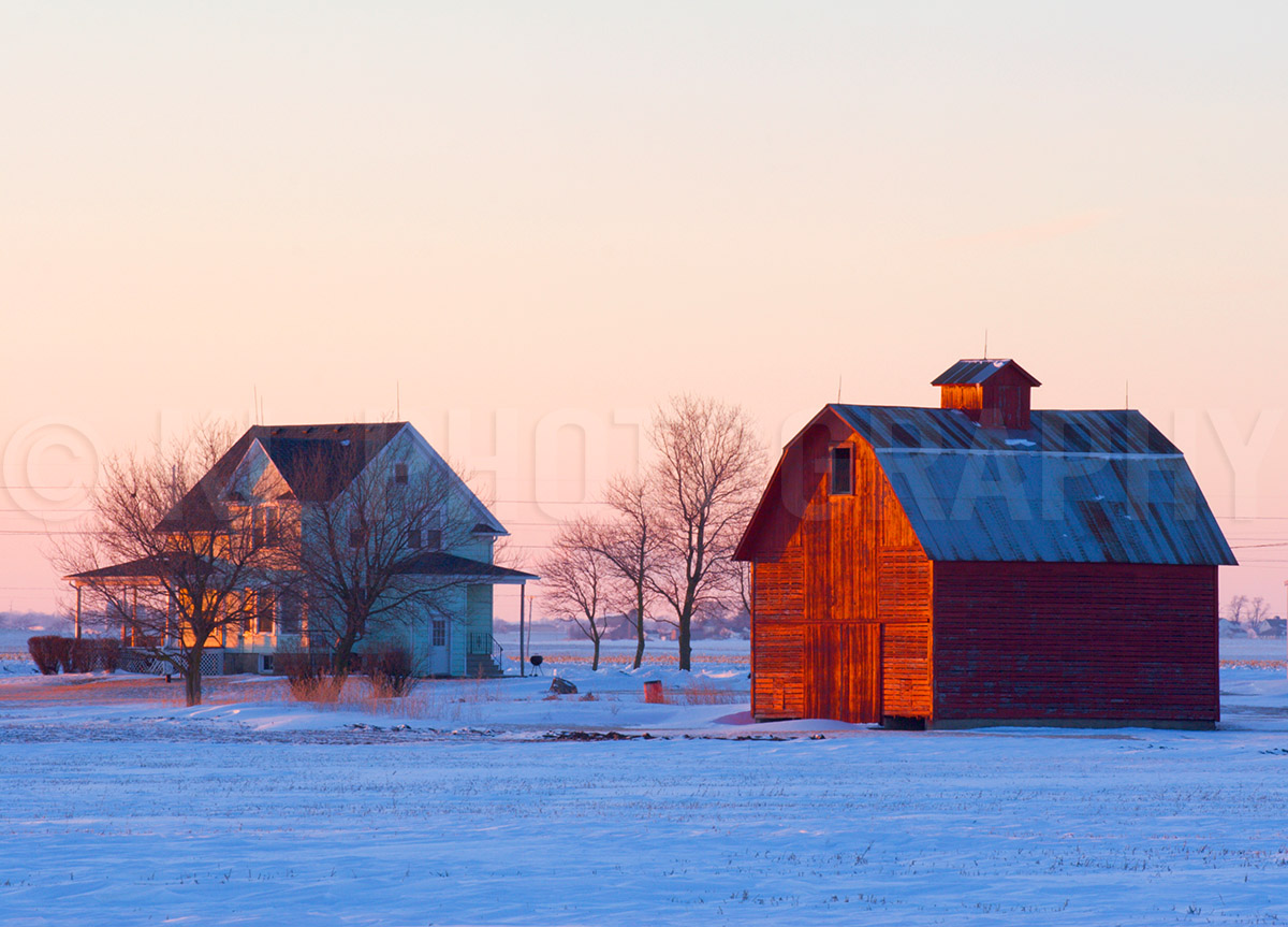 Barn and Farmhouse