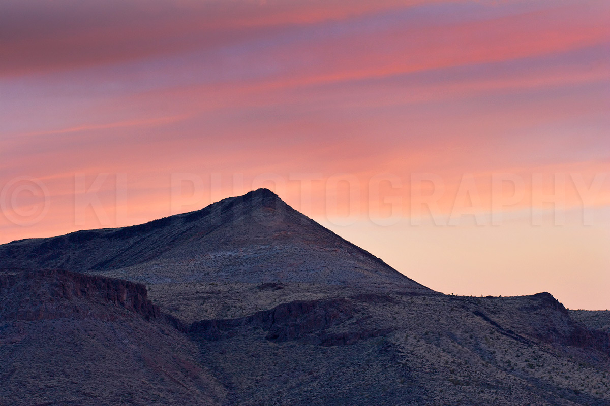 Providence Mountain Sunset