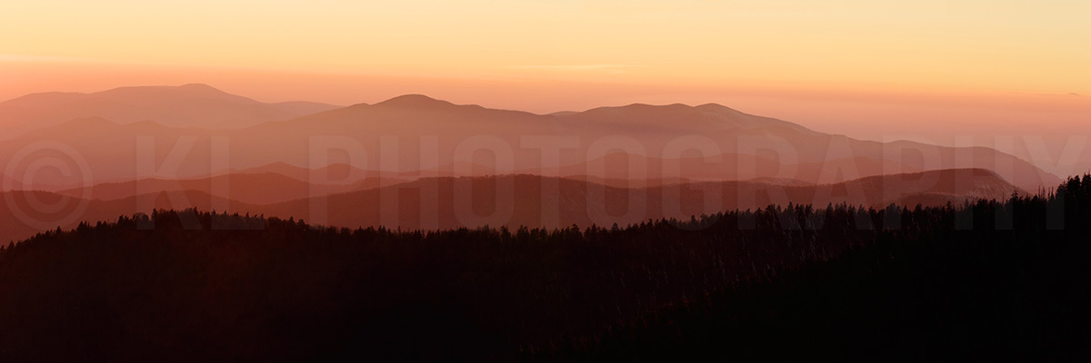 Sunset Layers from Clingman