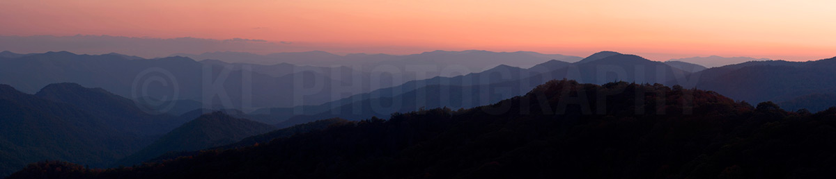 Sunset Silhouettes Panorama