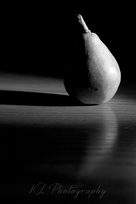 Pear on Wood