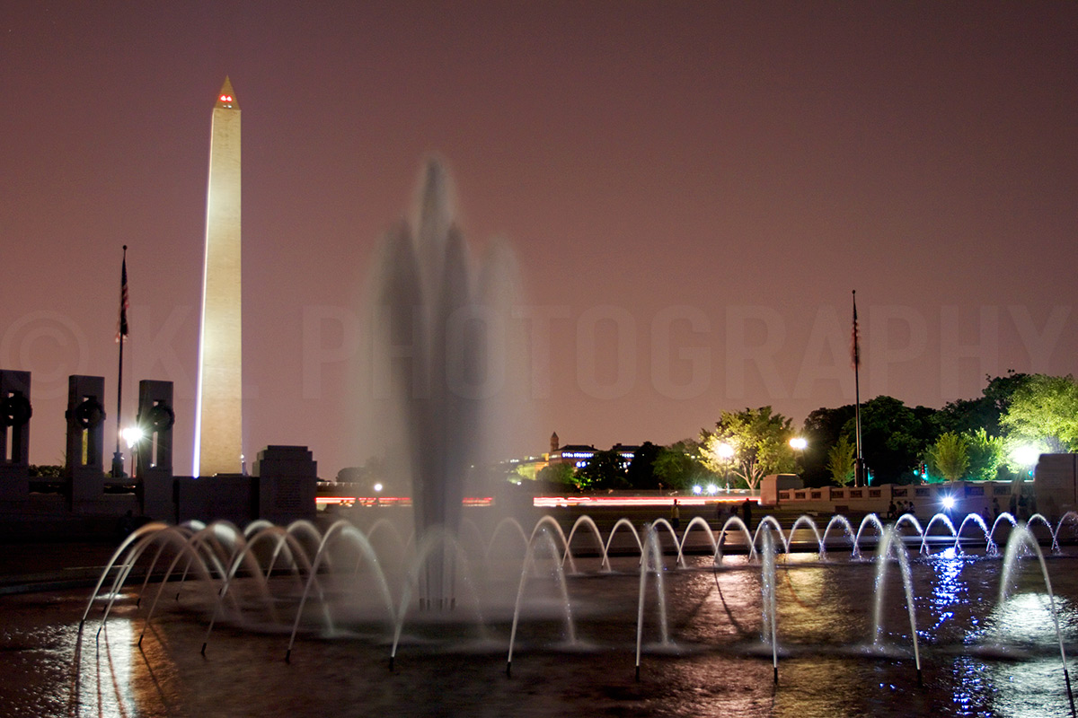 Nighttime Fountains