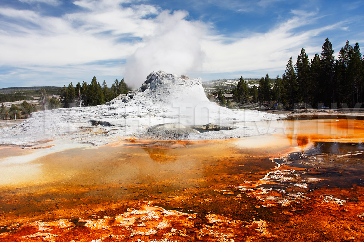 Colorful Castle Geyser