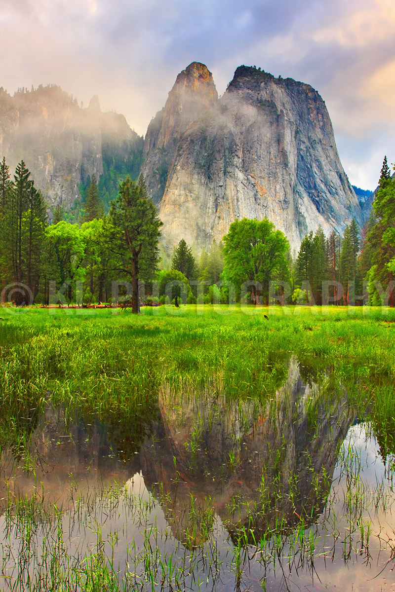 Sunset at Cathedral Rocks
